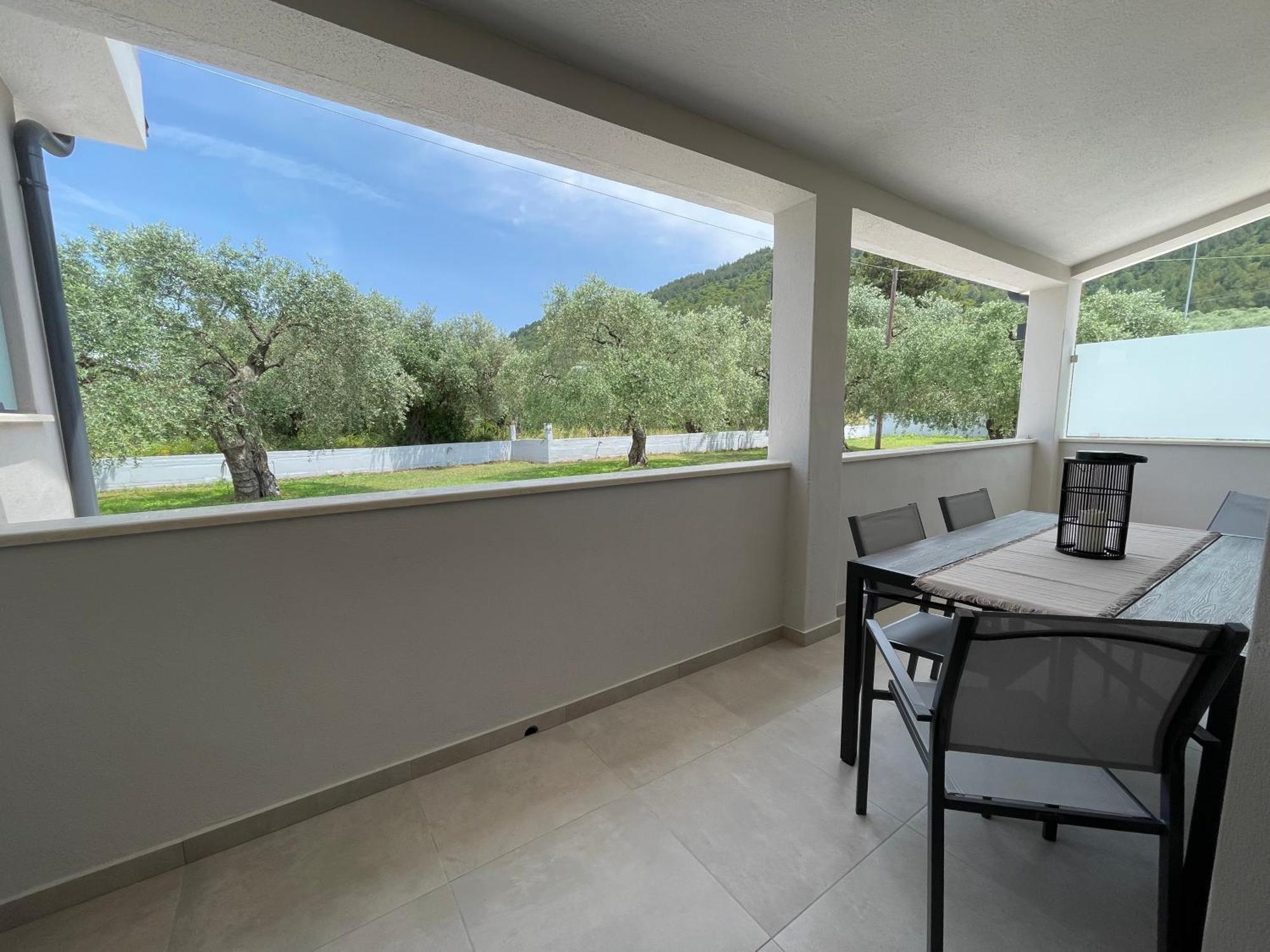 Vera Vita Apartments Skala Rachoni  エクステリア 写真